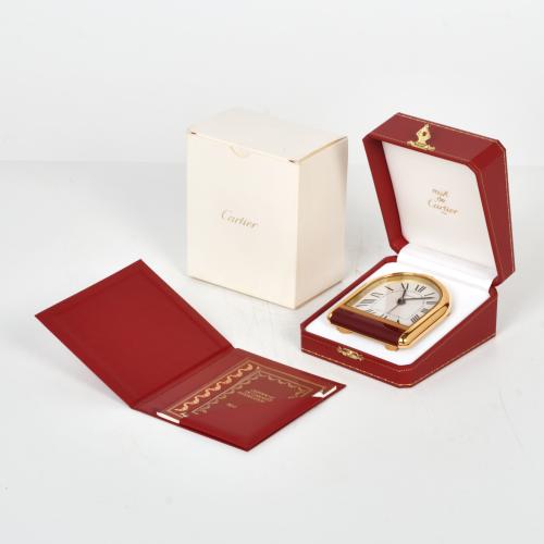 CARTIER. Reloj de sobremesa "Romane" 