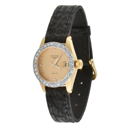 LONGINES reloj de pulsera con diamantes.