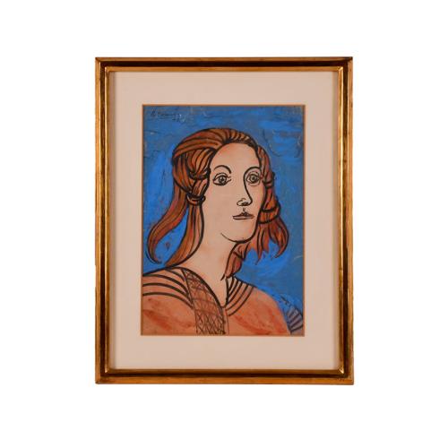 BENJAMÍN PALENCIA (1894-1980). "Cabeza", 1949.