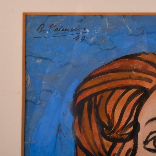 BENJAMÍN PALENCIA (1894-1980). "Cabeza", 1949.