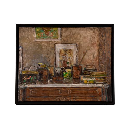 MARINA BERDALET (1957).  "L'estudi del pintor", Abancó, 2005.