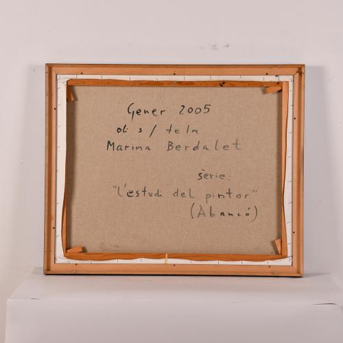 MARINA BERDALET (1957).  "L&#39;estudi del pintor", Abancó, 200
