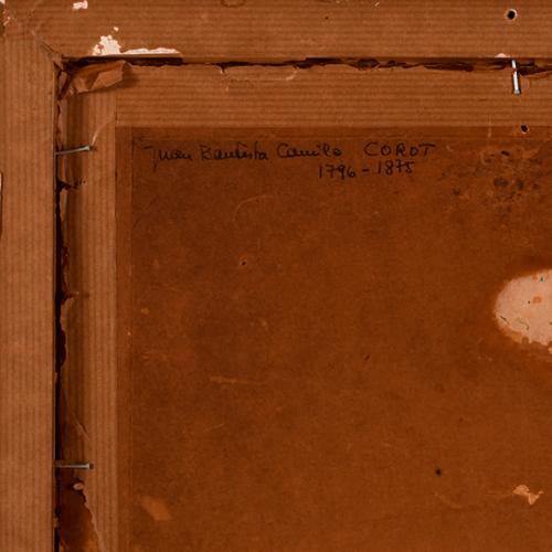 ESCUELA PROBABLEMENTE FRANCESA, SIGLO XIX. "Paisaje" al est