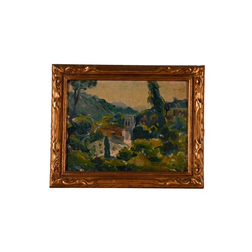 RICARD CANALS Y LLAMBÍ (1876-1931). "Paisaje".