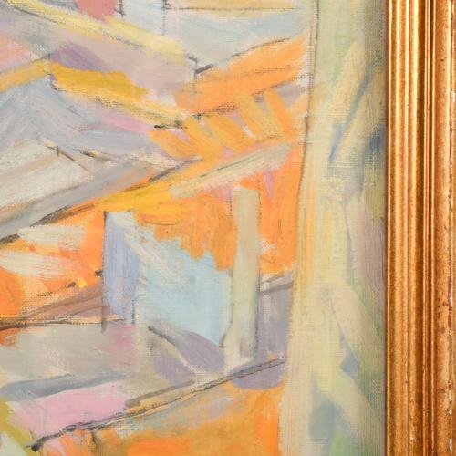 DOMENEC OLIVÉ BUSQUETS (1892-1959). "Tejados".