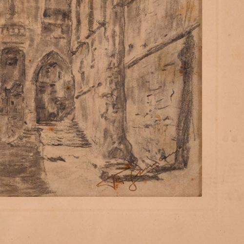 FRANCESC GIMENO ARASA (1858-1927). Tres vistas de Barcelona.