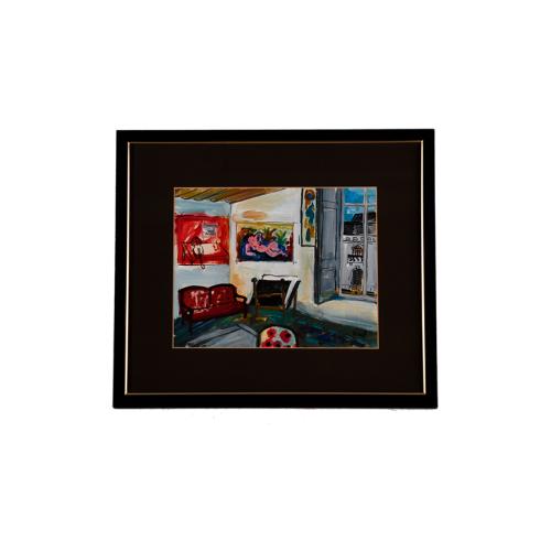 CARLES NADAL (1917-1998). "Interior con ventana"