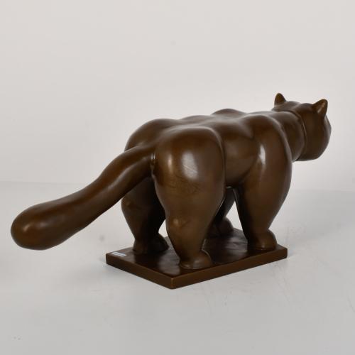 SIGUIENDO MODELOS DE FERNANDO BOTERO, "Gato"