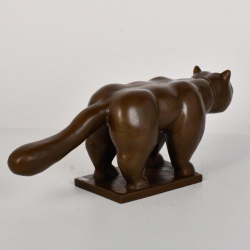 SIGUIENDO MODELOS DE FERNANDO BOTERO, "Gato"