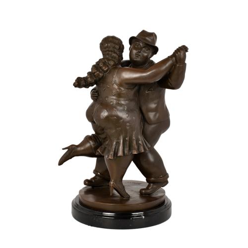 SIGUIENDO MODELOS DE FERNANDO BOTERO, "Tango"