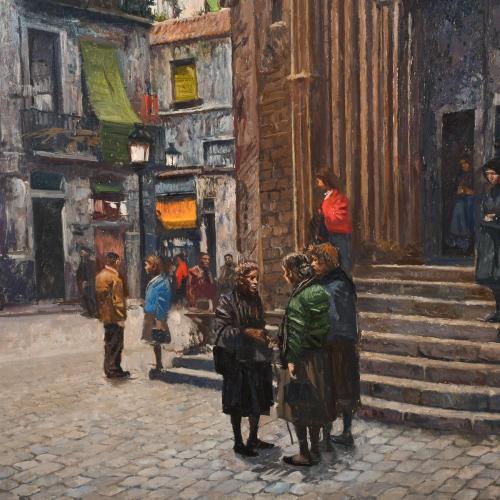 RAMON CAPMANY (1899-1992). 'La porta del Born', 1966.