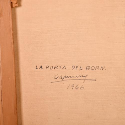 RAMON CAPMANY (1899-1992). "La porta del Born", 1966.