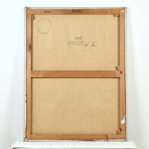 JOAQUÍN ASENSIO MARINÉ (1890-1961). "Interior estudio", 195