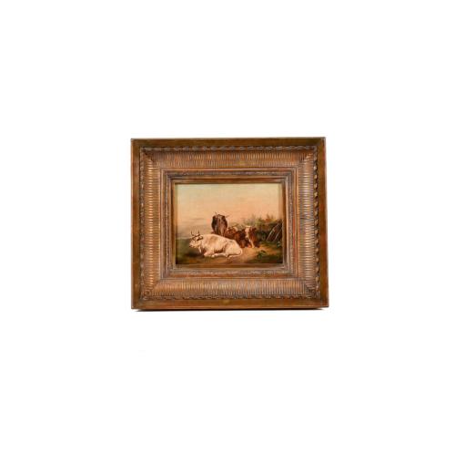 ESCUELA EUROPEA, SIGLO XIX. "Vacas".