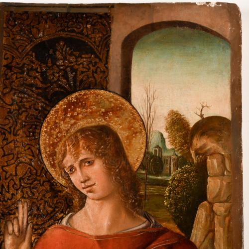 ESCUELA ESPAÑOLA, SIGLO XVI. "San Juan Evangelista".