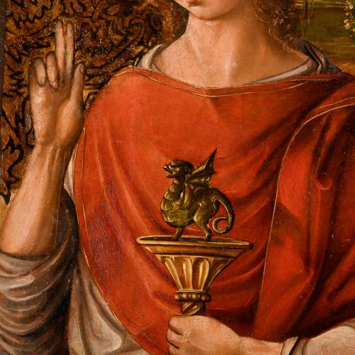 ESCUELA ESPAÑOLA, SIGLO XVI. "San Juan Evangelista".