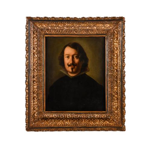 ESCUELA ESPAÑOLA, SIGLO XVIII. "Retrato caballero". 