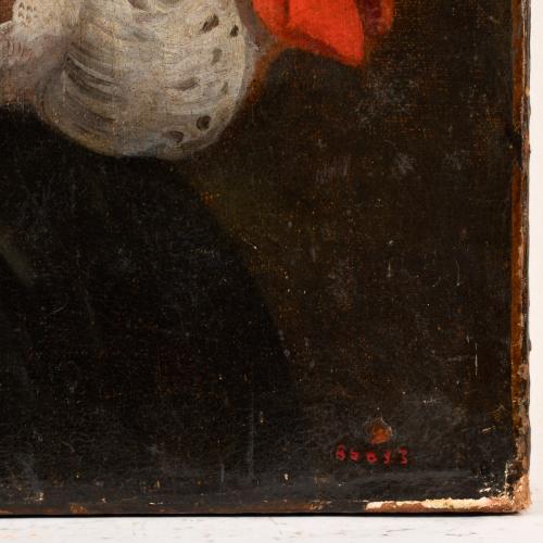 ESCUELA ESPAÑOLA, SIGLO XVIII. "Retrato femenino".