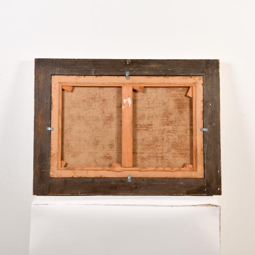 ESCUELA ESPAÑOLA, SIGLO XVIII. "Bodegón con loro".