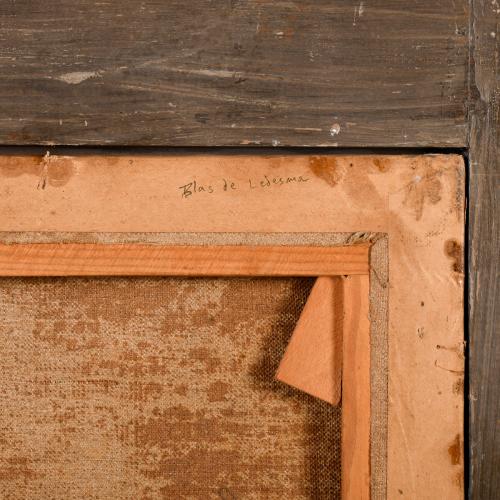 ESCUELA ESPAÑOLA, SIGLO XVIII. "Bodegón con loro".