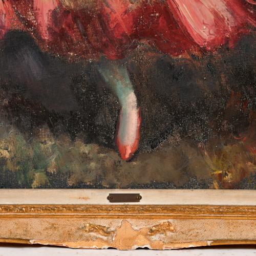 JOAN GIL I GIL (1900-1984). "Maja en rosa", circa 1945.