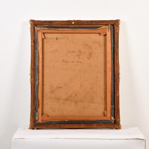 JOAN GIL I GIL (1900-1984). "Maja en rosa", circa 1945.