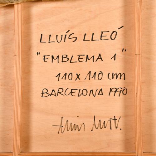 LLUÍS LLEO (1961).  &#39;Emblema I&#39;, 1990.