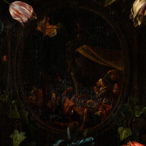 JAN VAN KESSEL, EL VIEJO (1626-1679).  "Guirnalda del flore