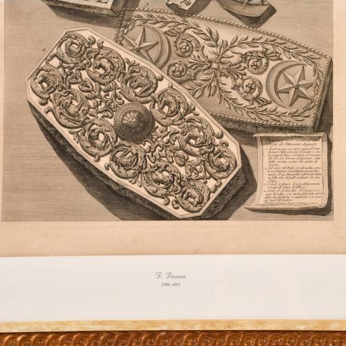 FRANCESCO PIRANESI (1758-1810). "Parti grande restaurate de