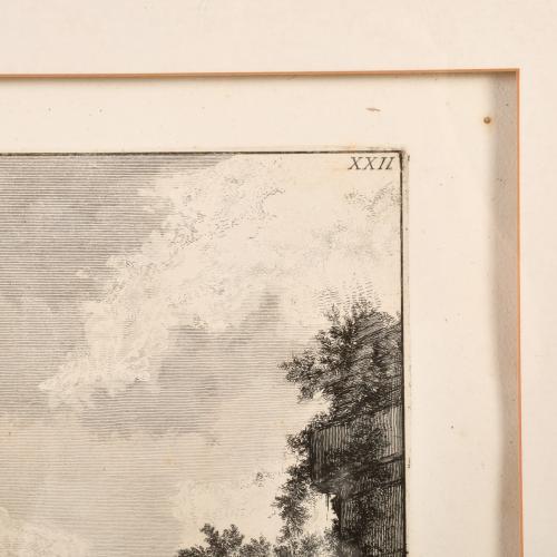 GIOVANNI BATTISTA PIRANESI (1720-1778). Pareja de grabados: