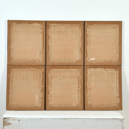 ESCUELA FILIPINA, SIGLO XIX-XX. Conjunto de acuarelas de ti