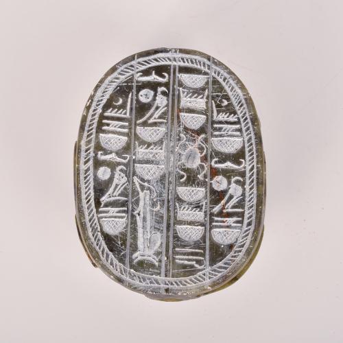 SIGUIENDO MODELOS DEL IMPERIO EGIPCIO, amuleto de escarabaj