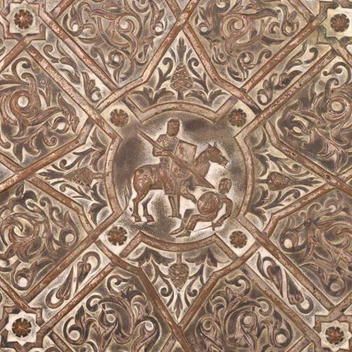 SIGUIENDO MODELOS MOZARABE, plato, siglo XX.