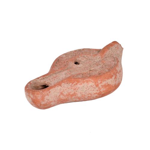 SIGUIENDO MODELOS ETRUSCOS, lampara de aceite, siglo XX.