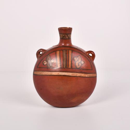  SIGUIENDO MODELOS DE LA CULTURA NAZCA, jarrón, siglo XX.