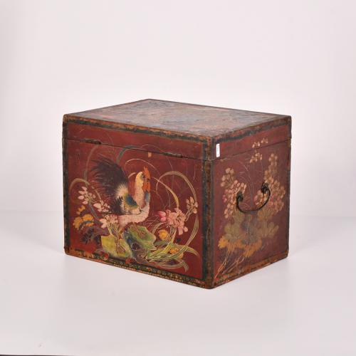 ESCUELA CHINA, DINASTÍA QING, FINALES SIGLO XIX. Neceser de