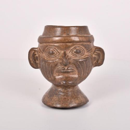 AFTERING PRE-COLUMBIAN STYLES, cup-rattle, 20th century