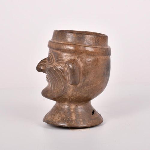 AFTERING PRE-COLUMBIAN STYLES, cup-rattle, 20th century