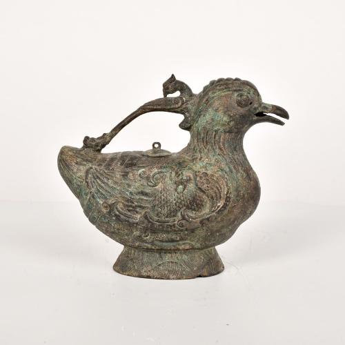 ANGLO-INDIAN SCHOOL, LATE 19TH CENTURY. Teapot