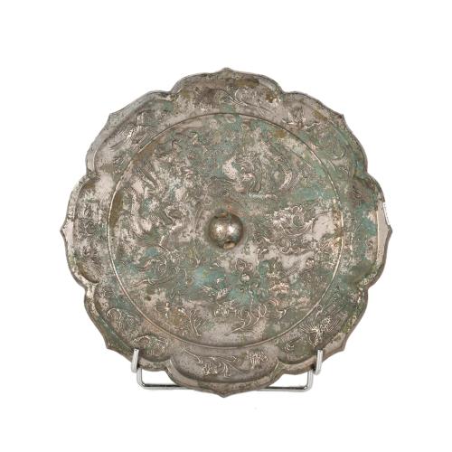 ESCUELA CHINA, DINASTÍA QING, SIGLO XIX. Medallón