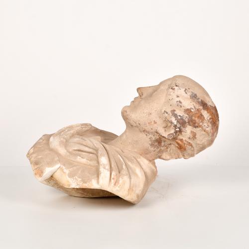 Busto de dama estilo neoclásico, segunda mitad siglo XIX