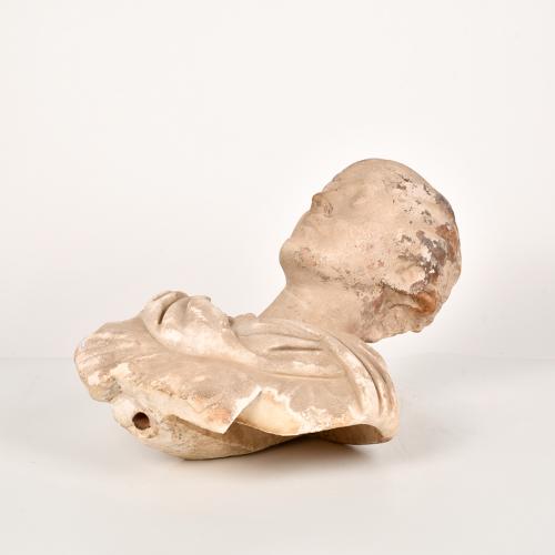 Busto de dama estilo neoclásico, segunda mitad siglo XIX