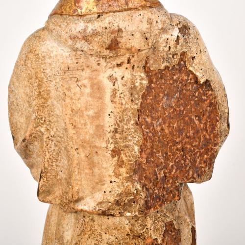 LATE 18TH CENTURY CATALAN SCHOOL Figure of a bishop