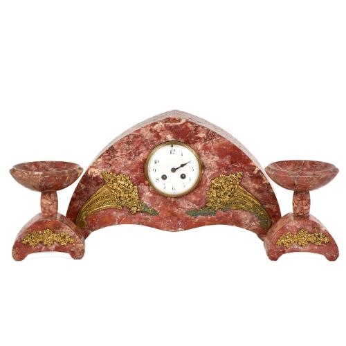 Guarnición Art Decó, circa 1920-1930.