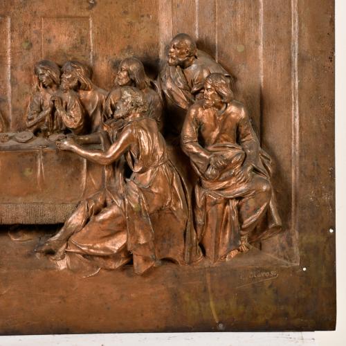 ENRIC CLARASSÓ (1857-1941). "La útlima cena"