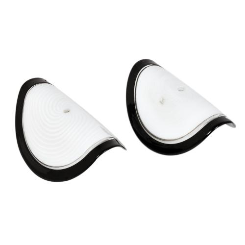 Pareja de pantallas para apliques