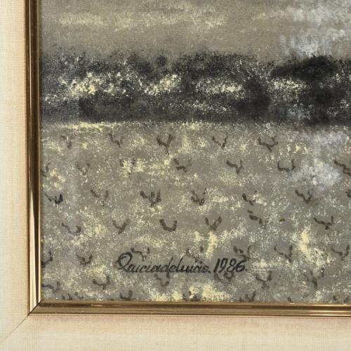 CARLES GARCIADELMAS (XX).  "Neu i vinyes", 1986.