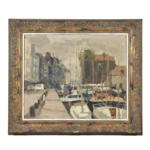 JOSEP CRUAÑAS FAGES (1942). "Honfleur", 1984.