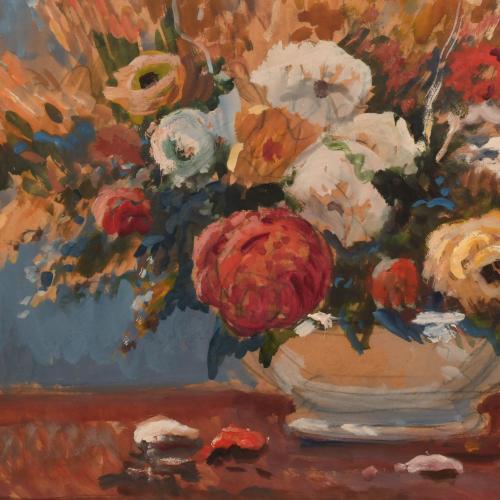 JOAQUIM MARSILLACH CODONY (1905-1986). "Jarrón flores", 194