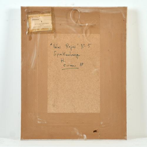 JESUS CASAUS MECHO (1926-2002). "Velas rojas nº5", 1988.